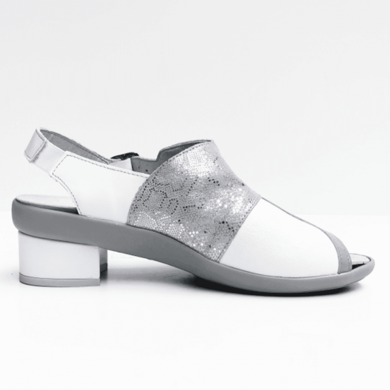 Xsensible sandalen wit met grijs
