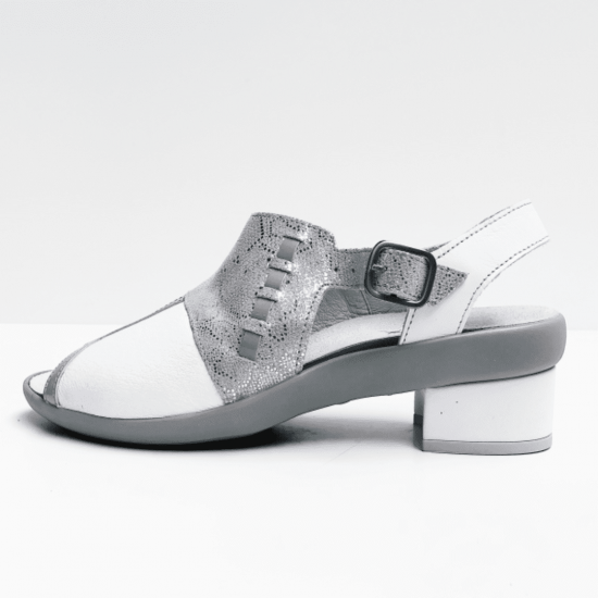 Xsensible sandalen wit met grijs