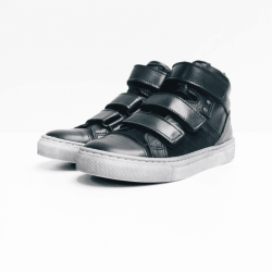 Bana & co  sneaker black kaki 