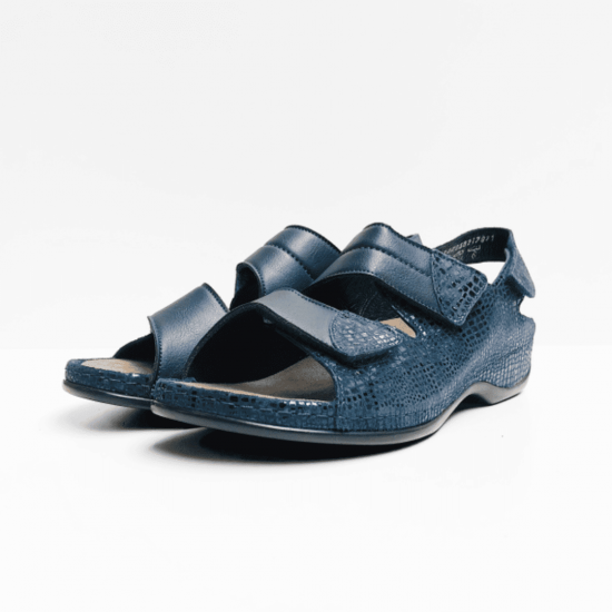 berkemann sandalen dark  blue  shine 