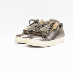 Kipling veterschoen taupe 