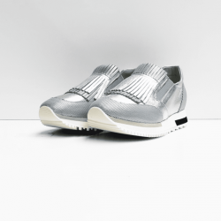 Shïs sneakers zilver pixels